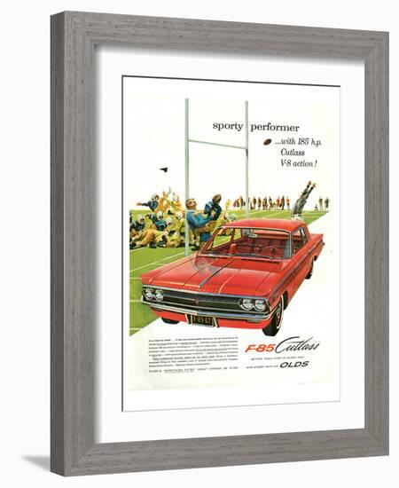 GM Oldsmobile-Sporty Performer-null-Framed Art Print