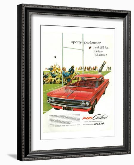 GM Oldsmobile-Sporty Performer-null-Framed Art Print