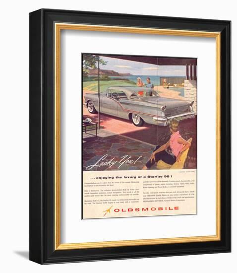 GM Oldsmobile - Starfire 98-null-Framed Art Print