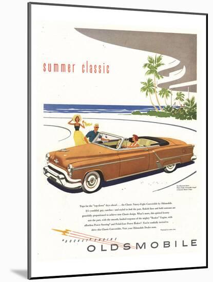 GM Oldsmobile - Summer Classic-null-Mounted Art Print