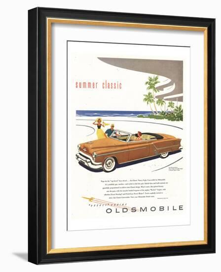 GM Oldsmobile - Summer Classic-null-Framed Art Print