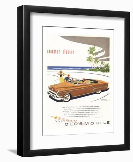 GM Oldsmobile - Summer Classic-null-Framed Art Print