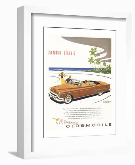 GM Oldsmobile - Summer Classic-null-Framed Art Print