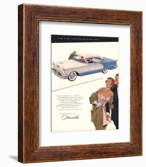 GM Oldsmobile - the Fine Line-null-Framed Premium Giclee Print