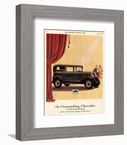 GM Outstanding Chevrolet-null-Framed Premium Giclee Print