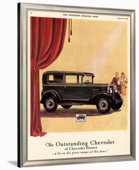 GM Outstanding Chevrolet-null-Framed Premium Giclee Print