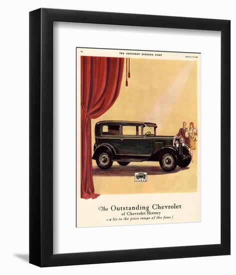 GM Outstanding Chevrolet-null-Framed Art Print