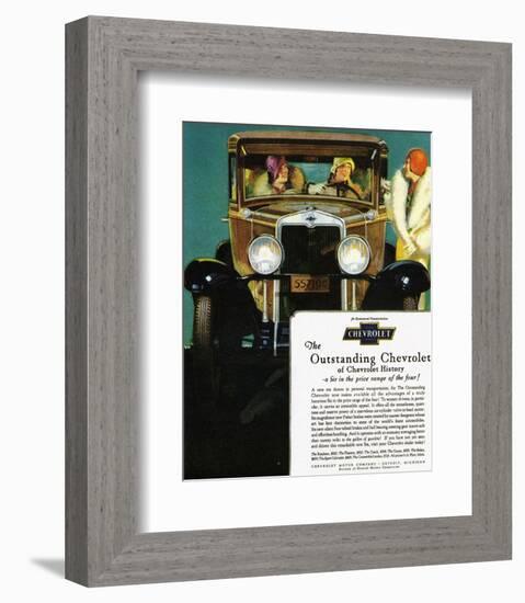 GM Outstanding Chevrolet-null-Framed Art Print