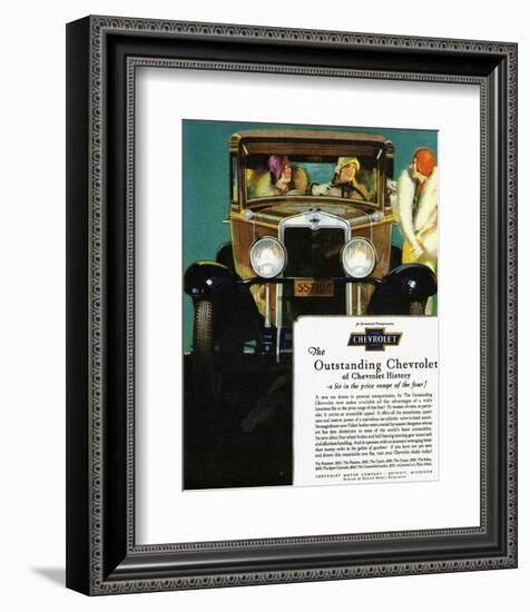 GM Outstanding Chevrolet-null-Framed Art Print