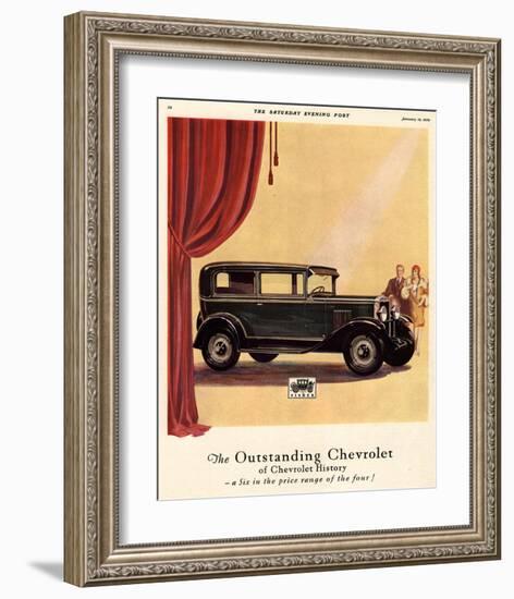 GM Outstanding Chevrolet-null-Framed Art Print