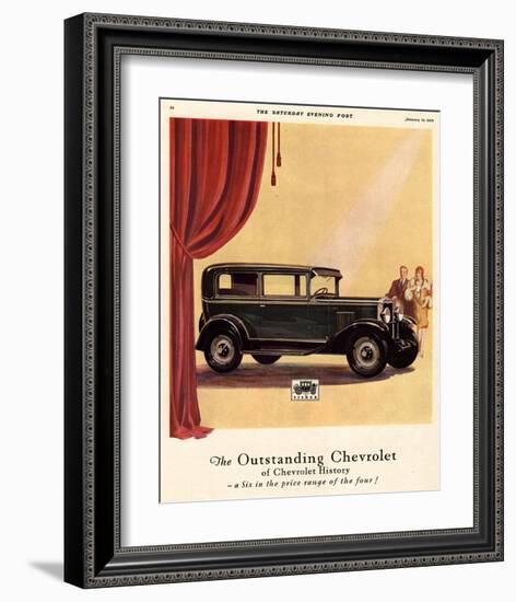 GM Outstanding Chevrolet-null-Framed Art Print