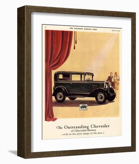 GM Outstanding Chevrolet--Framed Art Print