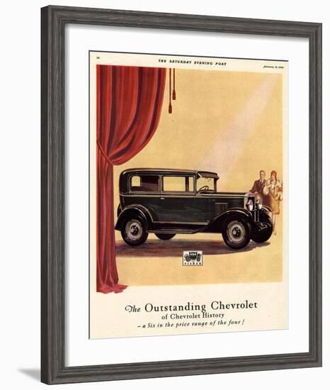 GM Outstanding Chevrolet-null-Framed Art Print