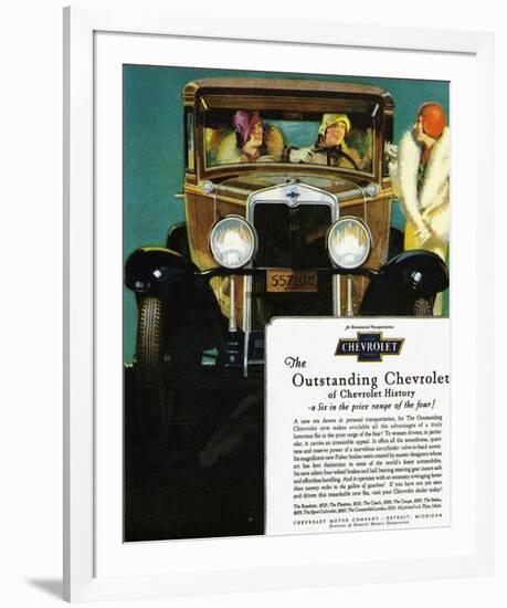 GM Outstanding Chevrolet-null-Framed Art Print