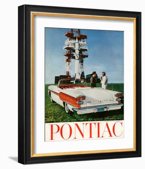 GM Pontiac-A Bold New Car-null-Framed Art Print