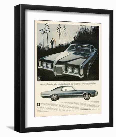 GM Pontiac - a Car Like This-null-Framed Art Print