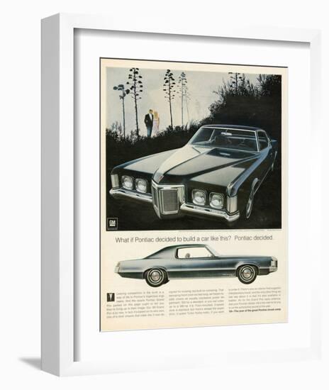 GM Pontiac - a Car Like This-null-Framed Art Print