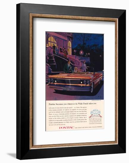 GM Pontiac Becomes You-null-Framed Art Print