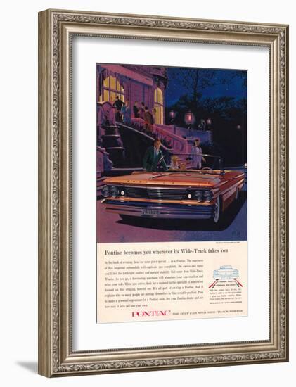 GM Pontiac Becomes You-null-Framed Art Print