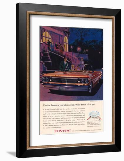 GM Pontiac Becomes You-null-Framed Art Print