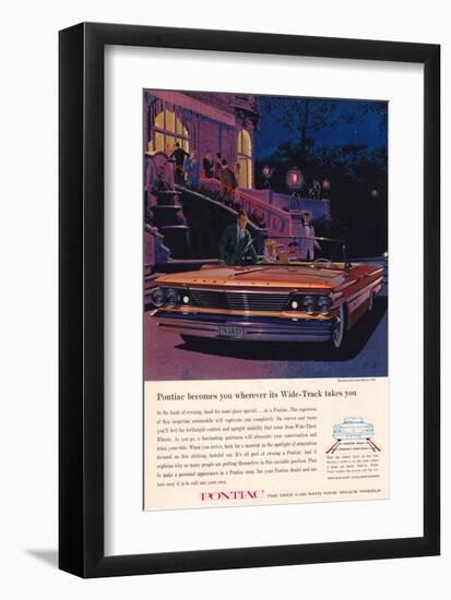 GM Pontiac Becomes You-null-Framed Art Print