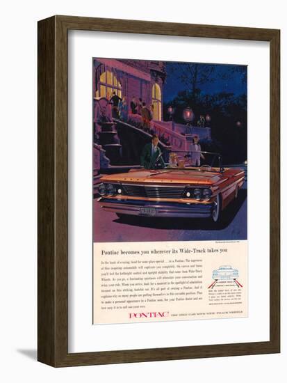 GM Pontiac Becomes You-null-Framed Art Print