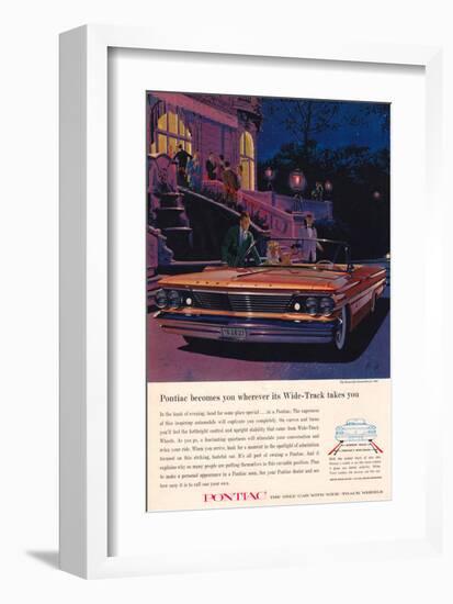 GM Pontiac Becomes You-null-Framed Art Print