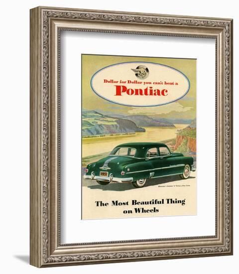 GM Pontiac-Chieftain 8 Deluxe-null-Framed Premium Giclee Print