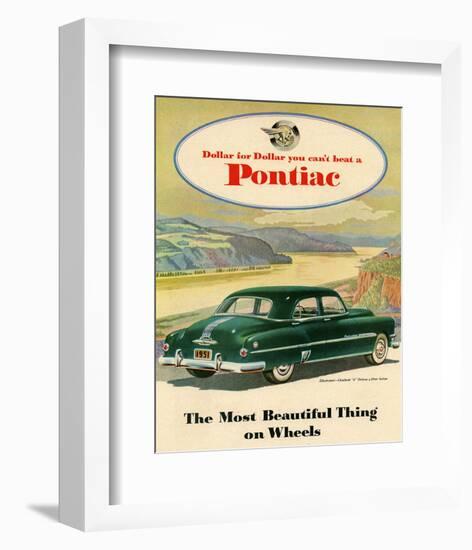 GM Pontiac-Chieftain 8 Deluxe-null-Framed Premium Giclee Print