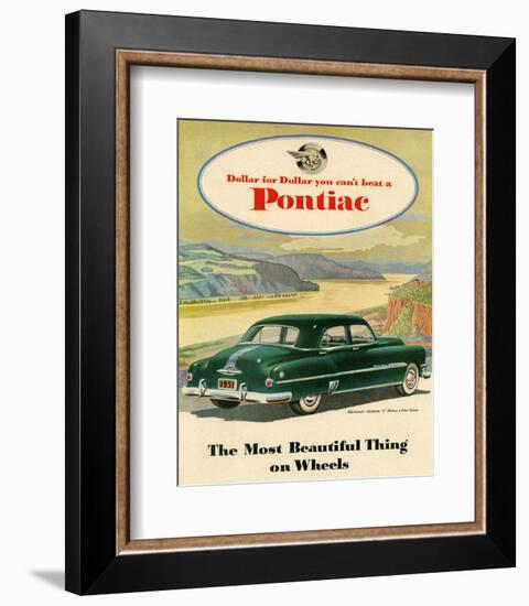 GM Pontiac-Chieftain 8 Deluxe-null-Framed Art Print