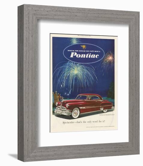 GM Pontiac - Dollar for Dollar-null-Framed Premium Giclee Print