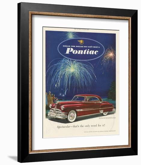 GM Pontiac - Dollar for Dollar-null-Framed Art Print