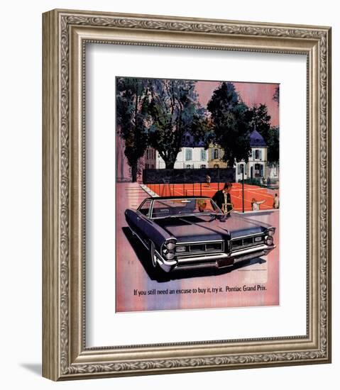 GM Pontiac - Excuse to Buy It-null-Framed Premium Giclee Print