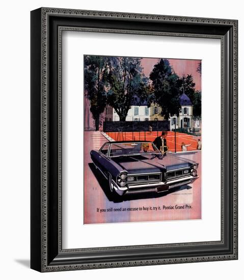 GM Pontiac - Excuse to Buy It-null-Framed Premium Giclee Print