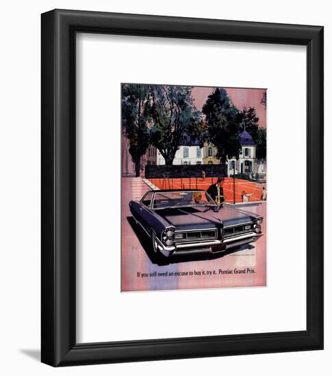 GM Pontiac - Excuse to Buy It-null-Framed Art Print