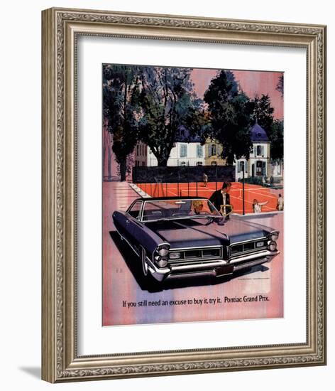 GM Pontiac - Excuse to Buy It-null-Framed Art Print