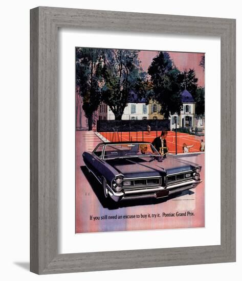 GM Pontiac - Excuse to Buy It-null-Framed Art Print