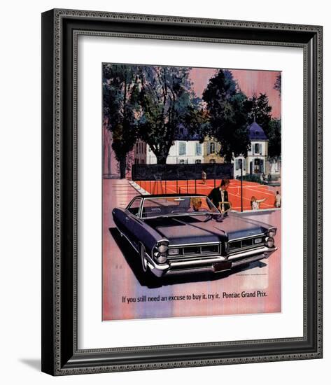 GM Pontiac - Excuse to Buy It-null-Framed Art Print