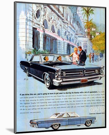 GM Pontiac Gp - Sharing Beauty-null-Mounted Art Print