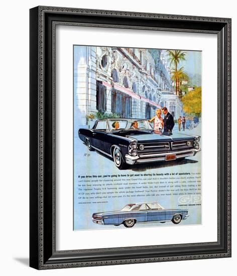 GM Pontiac Gp - Sharing Beauty-null-Framed Art Print