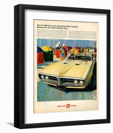 GM Pontiac - Here It's 1968…-null-Framed Art Print