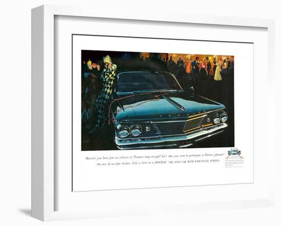 GM Pontiac - Just An Admirer-null-Framed Art Print