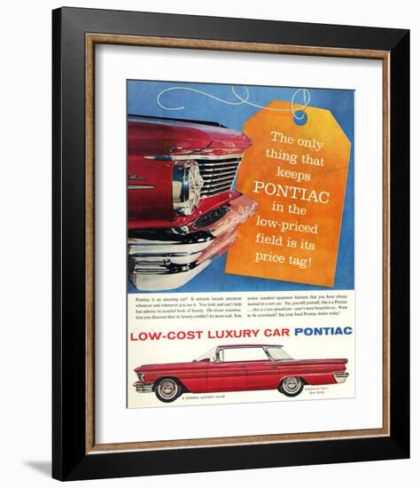 GM Pontiac - Low Cost Luxury-null-Framed Art Print