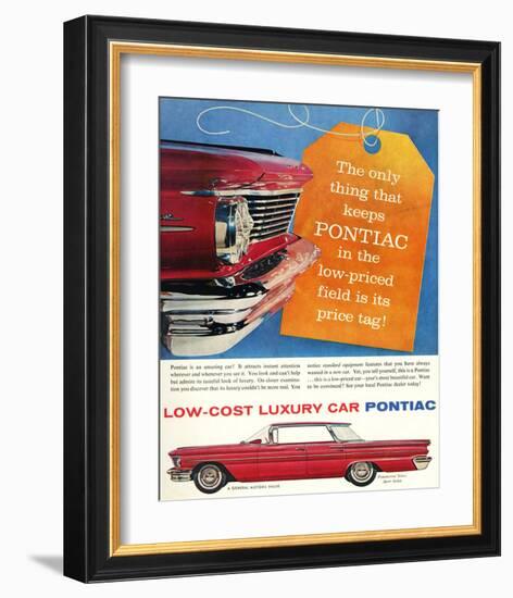 GM Pontiac - Low Cost Luxury-null-Framed Art Print