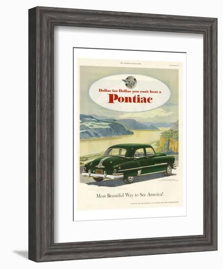 GM Pontiac-Most Beautiful Way-null-Framed Art Print