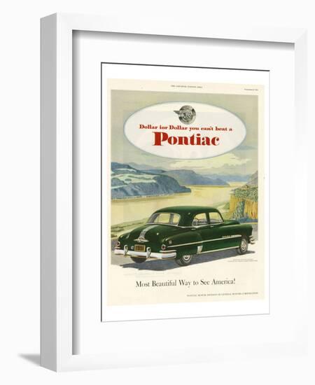 GM Pontiac-Most Beautiful Way-null-Framed Art Print