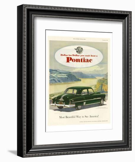 GM Pontiac-Most Beautiful Way-null-Framed Art Print