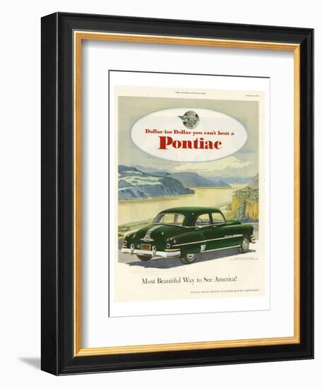 GM Pontiac-Most Beautiful Way-null-Framed Art Print