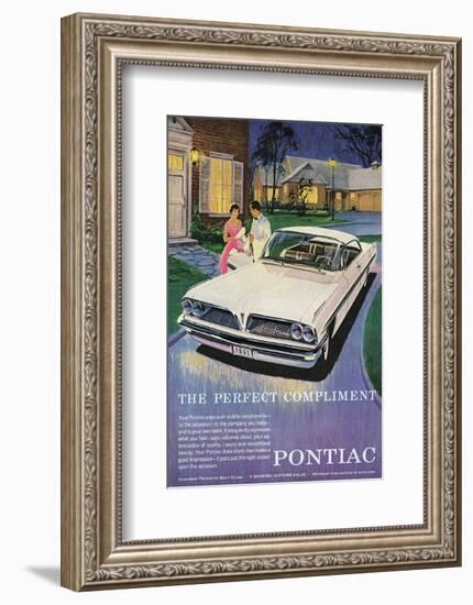 GM Pontiac-Perfect Compliment-null-Framed Art Print