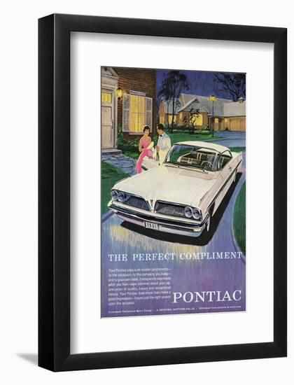 GM Pontiac-Perfect Compliment-null-Framed Art Print